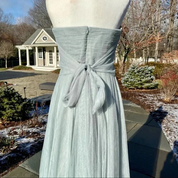 NWT BHLDN Jenny Yoo Ryder Convertible Maxi Dress Wedding Strapless Flowy Green - Picture 6 of 15